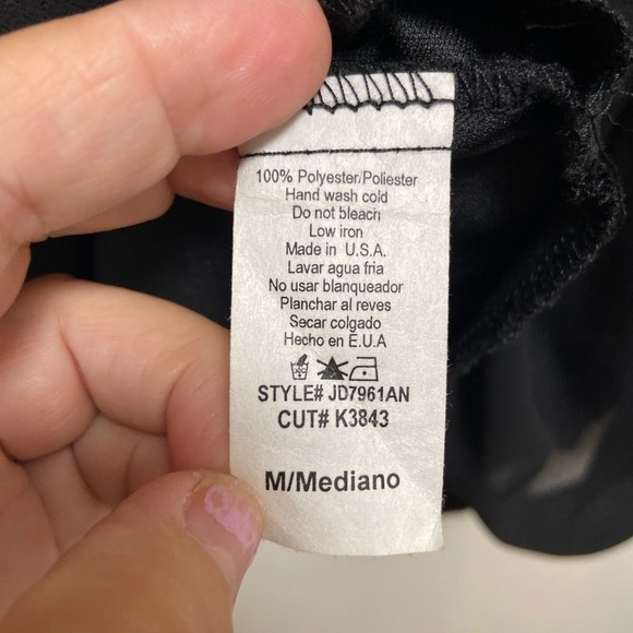 Fora black lined strappy flowy party dress size medium - Picture 7 of 7